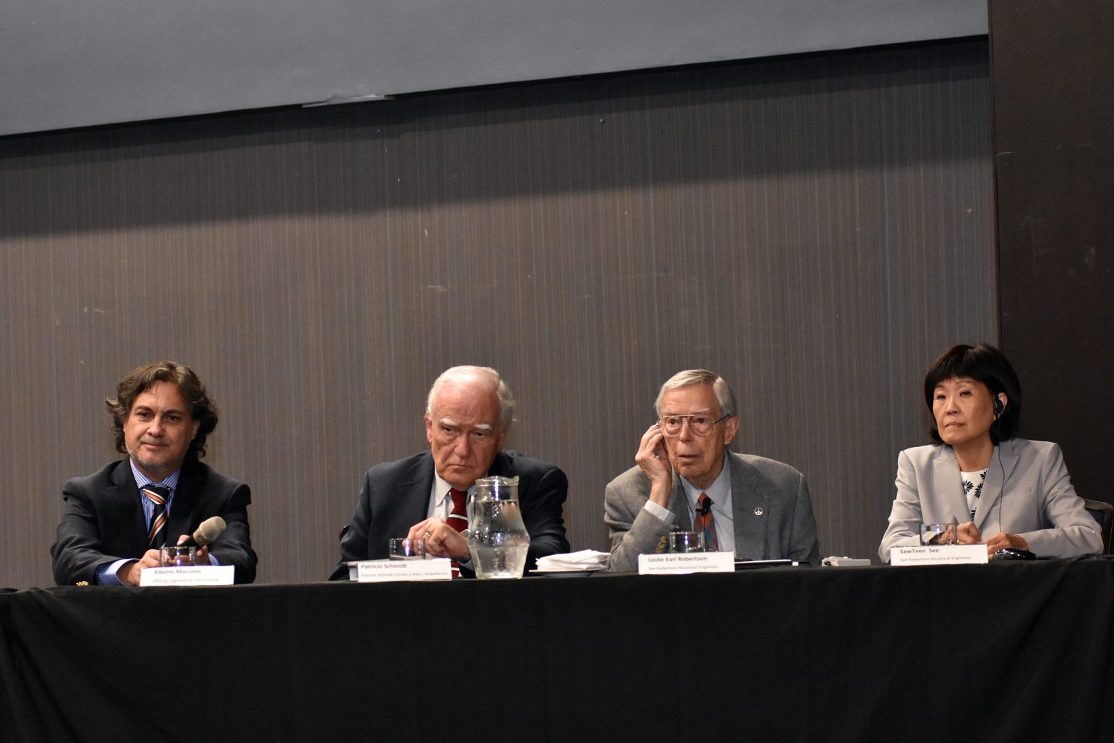 Panel de expositores